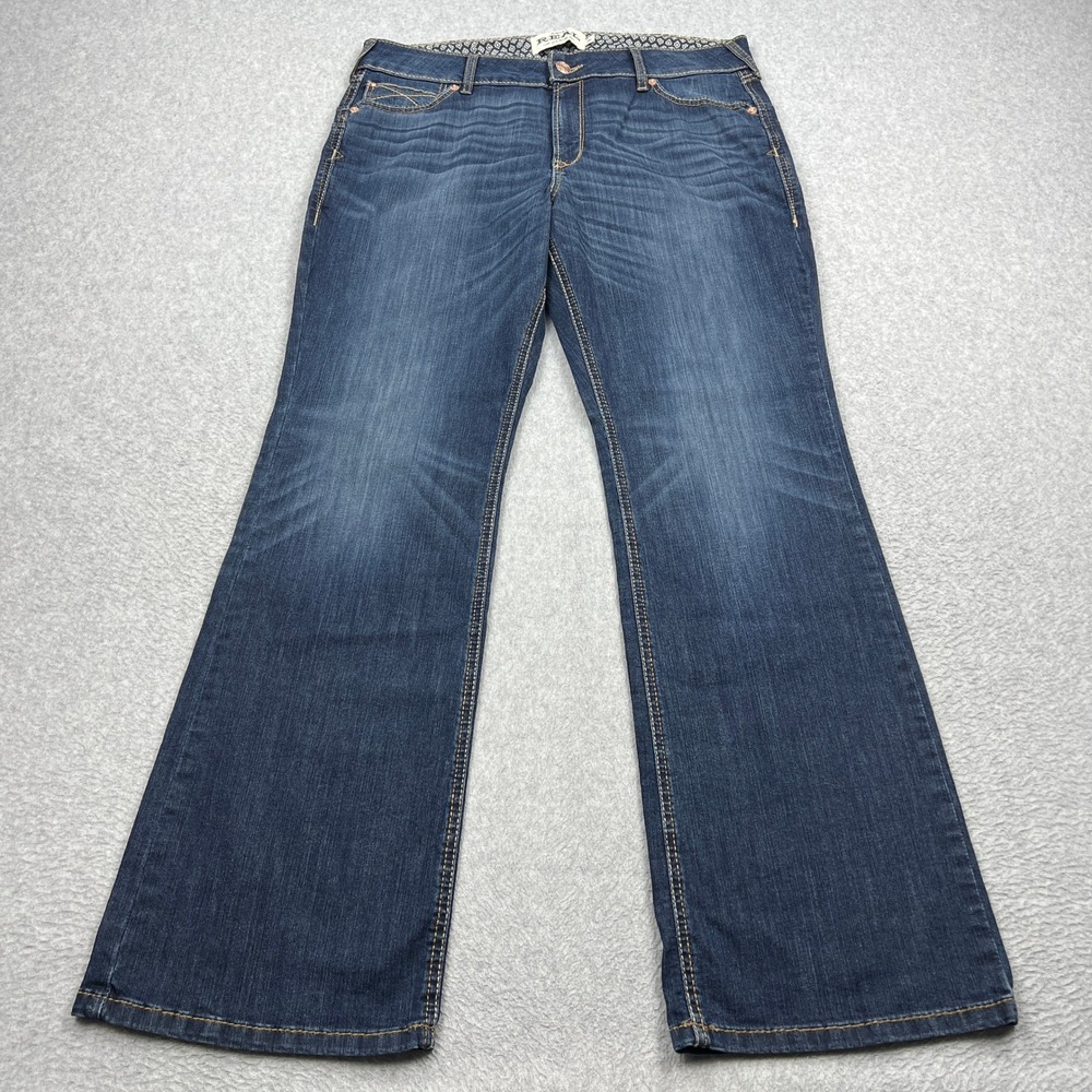 Ariat Rosa Perfect Rise Boot Cut Jeans Womens 34R* Dark Wash Stretch Denim